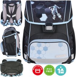 Tornister plecak szkolny Loop 6-9lat z robotem Cyber Soccer HERLITZ