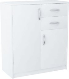 Komoda z szufladami do pokoju, Classic, 74x35x85 cm, biel, mat | TYLETEGOTU
