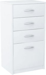 Komoda, szafka, szuflady, Classic, 45x35x85 cm, biel, mat | TYLETEGOTU