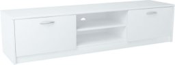 Szafka RTV, stolik, Classic, 160x41x36 cm, biel, mat | TYLETEGOTU