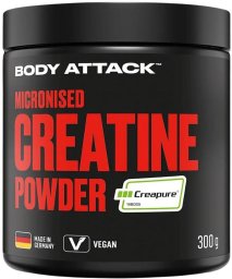 BODY ATTACK Creatine Powder Creapure - 300g - Natural