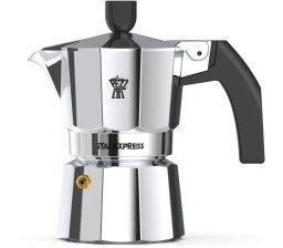 Kawiarka aluminiowa Pezzetti Italexpress 1 filiżanka  włoski styl srebrna