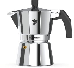 Kawiarka aluminiowa Pezzetti Italexpress 3 filiżanki włoski styl srebrna