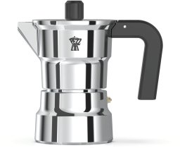 Kawiarka aluminiowa 1 filiżanka Pezzetti Solidexpress kolor srebrny