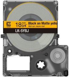 Epson LabelWorks LK-4YBJ - Schwarz auf Mattgelb - Rolle (1,2 cm x 8 m) 1 Kassette(n) Hangebox - Bandkassette - fur LabelWorks LW-C410, LW-C610