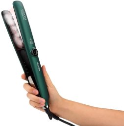 Plaukų tiesintuvas OSOM Professional Duetto Automatic Steam & Infrared Hair Straightener Green OSOMP089GR, su garų ir infraredo funkcijomis, žalios spalvos