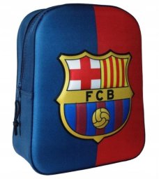 Plecak przedszkolny dla chłopca piłkarski plecaczek FC Barcelona 3D
