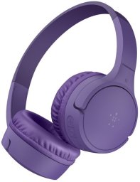 Belkin SoundForm Mini Zestaw słuchawkowy Przewodowy i Bezprzewodowy Opaska na głowę Połączenia/muzyka Bluetooth Fioletowy