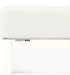 Prześcieradło Schlafgut Premium 180x200-200x220 Off White 181 - XL bawełna, antyalergiczny
