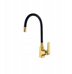 Bateria kuchenna Invena bateria kuchenna z systemem Eco* Start Ligaria, złoty/czarny BZ-39-009-L