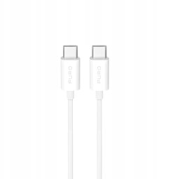 Kabel USB Puro USB-C - USB-C 3 m Biały (8018417498794)