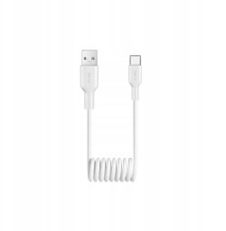 Kabel USB Puro USB-A - USB-C 1 m Biały (8018417498718)
