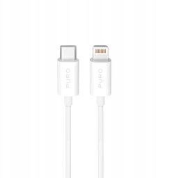 Kabel USB Puro USB-C - Lightning 3 m Biały (8018417498909)