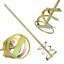 MIESZADŁO DO ZAPRAW KLEJU FARB BETONU SDS METALOWE STALOWE SPIRALNE 80 mm