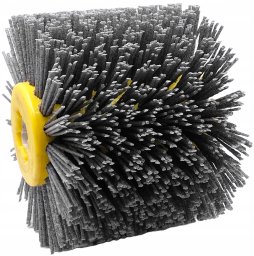 SZCZOTKA NYLONOWA DO SATYNIARKI 120X100 DREWNA GRZEBIEŃ ŚCIERNICA WALCOWA