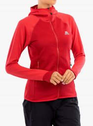 Bluza eclipse hooded women-molten red-capsicum red-14 (l) MOUNTAIN EQUIPMENT