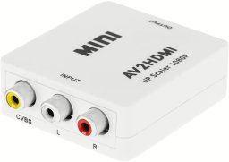 Adapter AV Roger RCA Female - HDMI Female + Audio White 4752168081129