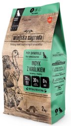 Zdrowa karma hipoalergiczna dla psa Wiejska Zagroda Indyk z królikiem 2kg