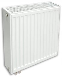 IDMAR Grzejnik stalowy V33 600x1000 trzypłytowy podłączenie dolne LEWE moc 2408W (90/70/20C) biały RAL9016;; V33600X10L