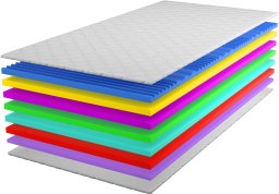 Tompol Materac piankowy Eco* Complex 20 cm masujący z pikowanym pokrowcem antyalergiczny