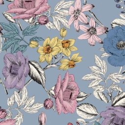 Papier do origami 15x15 cm 24K Kwiaty gwiazdki