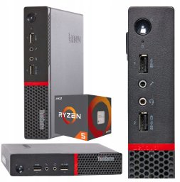 Komputer Lenovo Thinkcentre M715q AMD Ryzen 5 8GB DDR3 256GB SSD Windows 10