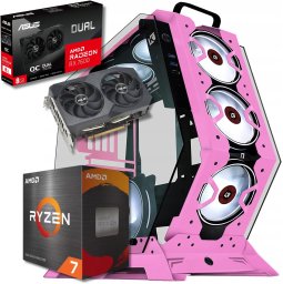 Komputer BSG Raptor V17 AMD Ryzen 7 AMD Radeon RX 7600 32GB DDR4 1000GB SSD Windows 11