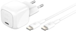 Belkin BOOST Charge USB-C/USB-C 30WLad.PD,ws+Kab.WCA008kq1MWH-B6