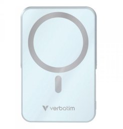 Verbatim Power Bank mit Standfuß mag.wireless 10000mA blau  32266