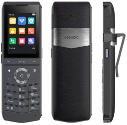 Telefon GEQUDIO Gequdio GW-20 Telefon IP WLAN z podstawą ładującą kompatybilny z SIP