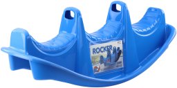 Bujak Trzyosobowy Rocker Hipopotam Naklejki Niebieski