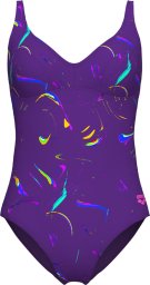 Damski Strój Kąpielowy Women's Arena Abyss Swimsuit U Back  dress blues rozmiar 42