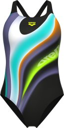 Damski Strój Kąpielowy Women's Arena Water Fluids Swimsuit Swim  dress blues rozmiar 32
