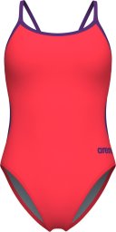 Damski Strój Kąpielowy Women's Swimsuit Lace Back Solid  dress blues rozmiar 28