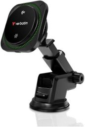 Verbatim Ładowarka samochodowa n Drive Qi2 15W RGB CND-01 czarny/black 31860