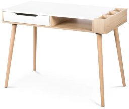 Biurko Haciendo el Indio Sofie Białe 150 cm x 55 cm