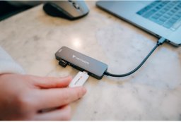 HUB USB Verbatim Hub USB Multi Port Essentials USB-C PD, USB-A 3.0, USB-A 2.0, HDMI