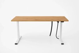 Biurko eCOMO 160x80cm dąb hickory z regulacją wysokości - powystawowe NOWY STYL