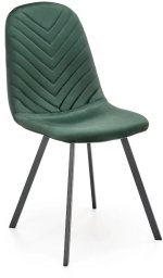 Krzesło tapicerowane K462 VELVET zielone HALMAR