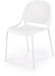 Krzesło K532 białe z tworzywa PVC HALMAR