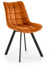 Krzesło tapicerowane K332 VELVET cynamonowe HALMAR