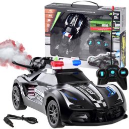 Auto zdalnie sterowane Policja dym światło RC0596 EDUKAMP