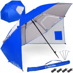 Parasol Plażowy Korcula Para Sole UPF 50+ na Plażę do Ogrodu SP0784 EDUKAMP