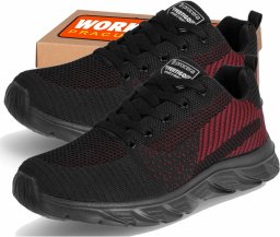 Buty Sportowe Do Pracy I Codzienne Rekraacyjne Lekkie Vertigo Black/Red 44 Procera Vertigo Black/Red 44 5908274534441
