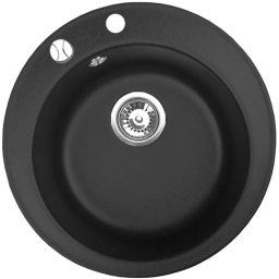 Sink BRENOR VELLA, graphite color, 49 cm