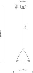 Lampa wisząca CONO MINT 10074 TK Lighting