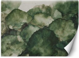 Feeby Fototapeta Zielone liście lotosu 450x315 xxl