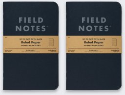 Make Notes Notes Field Notes Pirch Black Large Linie 2 Pa