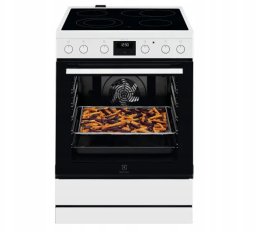 60 cm pločio baltos spalvos el.keraminė viryklė Electrolux LKR64022AW