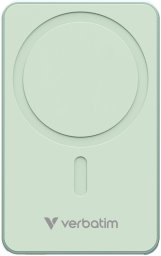 Powerbank Verbatim Charge 'n' Go Essentials Magnetic Wireless 10000mAh USB-C PD 3.0 Green